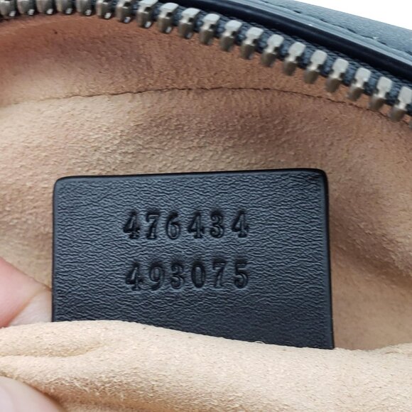 Authentic Gucci GG Marmont Matelassé Belt Bag – Black Leather LC400-030226 - Picture 15 of 16